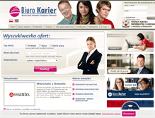 Tablet Screenshot of biurokarier.wsiz.pl